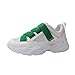 Produktbild DIKHBJWQ Damen Mode Sneakers Rutschfeste Laufschuhe Sommer Turnschuhe Atmungsaktiv Sandalen Mid Heel Muffin Bottom Freizeitschuhe Pumps Stitching Platform Sportschuhe Grün 36