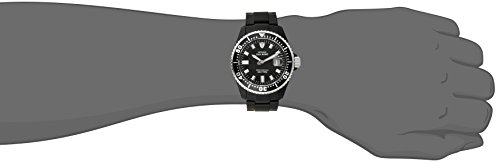 DETOMASO Men's San Remo Automatic Watch with Black Dial Analogue Display and Black Stainless Steel Bracelet DT1025-E