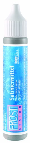 Frost Effekt Pen silber, Satinierstift, Satinierfarbe, Glasmalstift, Glasmalfarbe, Satiniermittel silber - 3