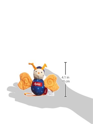 Imagen 1 de Sigikid 49250 - Peluche con diseño de abeja y pinza para cuna o carrito