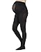 100 DEN OPAQUE MATERNITY TIGHTS | MAMA WINTER PANTYHOSE | NERO | ITALIAN HOSIERY | (M)