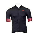 Einschubtaschen am Rücken Radtrikot Adistar SS Jersey Herren black/vivid red L
