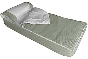 MIMUSELINA Saco Nordico Cama 90 con Cremallera Ajustable - Saco Cama Infantil y Evita Que se Destapen por la Noche - Sacos Nordicos Infantiles con Relleno Incluido (Wafle Menta, Cama 90x190)