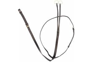 Umbria Equitazione Martingala Inglese Derby a Collare in Cuoio Regolabile Martingale