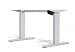 Produktbild Höhenverstellbarer Schreibtisch TOP-ECO Neo V1. Tischgestell elektrisch stufenlos höhenverstellbar mit 1-stufigen Teleskop-Hubsäulen und einem Motor. Dynamische Tragfähigkeit bis 60 kg., Farbe:Silber RAL 9006