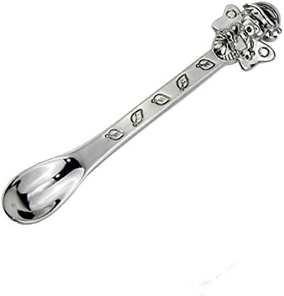 Fengfa,Baby Christening Silverplated Spoon,Fork,Best Gift (Spoon),RKS-BS006