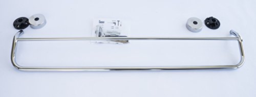 Kapitan Doppelt Handtuchhalter Handtuchstange Edelstahl 60 cm 3M VHB Selbstklebendes Handtuchständer Wandmontage Poliert, Made in der EU, 20 Jahre Garantie - 7