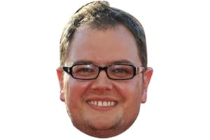 FoxyPrinting Alan Carr Celebrity Cardboard Party Face Mask Fancy Dress