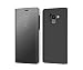 Produktbild Galaxy A8 Plus 2018 Hülle,Shinetop Luxus Clear View Überzug Spiegel Schutzhülle Case Flip Handyhülle mit Standfunktion für Samsung Galaxy A8 Plus / A8+ 2018 Ultra Dünn PC Hart Zurück Cover Stoßfest Kratzfeste Handy Tasche - Schwarz