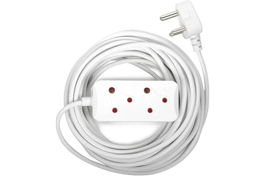2 Socket Extension Cord (3 Mtr)