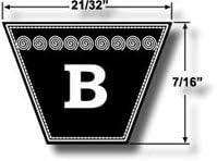 B34 Kevlar V Belt (6936)