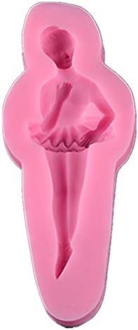 MISITE Ballet Girl Sugarcraft Silicone Sugar Resin Craft DIY Moulds Gum Paste Cake Decorating Fondant Mold #150