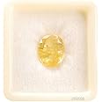 LMDPRAJAPATIS Yellow Sapphire 5.50 Carat 6.25 Ratti Unheated Untreated Ceylon Mined Pukhraj Gemstone AAA++ Quality Certified Natural Gemstone