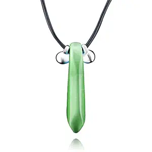 Bidheaven Anime Naruto First Hokage Tsunade Necklace Pendant |Green