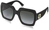 gafas gucci mujer grandes Protective case included Gucci GG0102S 001 Gafas de sol, Negro (Black/Grey), 54 para Mujer