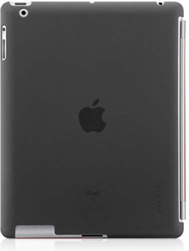 Belkin Snap Shield F8N744cwC00 Schutzh  lle  passend f  r Smart Cover  f  r iPad 4  iPad 3rd Generation  iPad 2 schwarz transparent