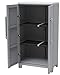 Produktbild Kreher Gartenschrank aus Kunststoff. Mit modularen Böden, abschließbaren Türen und Metallscharnieren. IP43 geprüft in 3 verschiedenen Größen. (L)