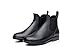Produktbild Mini Balabala Damen Chelsea Rain Boot Gummistiefel Kurzschaft Ankle Stiefeletten Gummistiefeletten Regenstiefel, Schwarz/Black, 43 EU