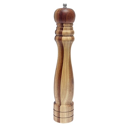 Signstek Salz/Pfeffermühle Gewürzemühle aus Holz 12 Inch