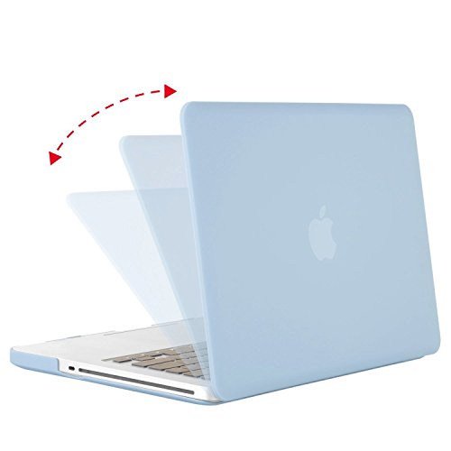 MOSISO Ultra Slim Plastik Hartschale Schutzhülle Hülle Snap Case für MacBook Pro 13 Zoll mit CD-ROM Drive (A1278), Air Blau - 2
