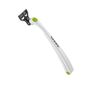 Sleec Vario body and back shaver with foldable arm extension | Adjustable 5-blade precision head | white / green - Image 5