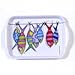 FoxTrot 3238POIS Mini Tray Melamine Fish Clip 21 x 14 x 1.5 cm
