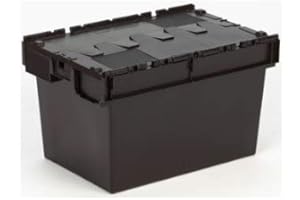 SOLENT PLASTICS SIXNEA Gear Gulper The Original Scuba Diving Dive Equipment Lockable Storage Crate Box - Genuine 80 Litre Black Plastic Storage Box Container!