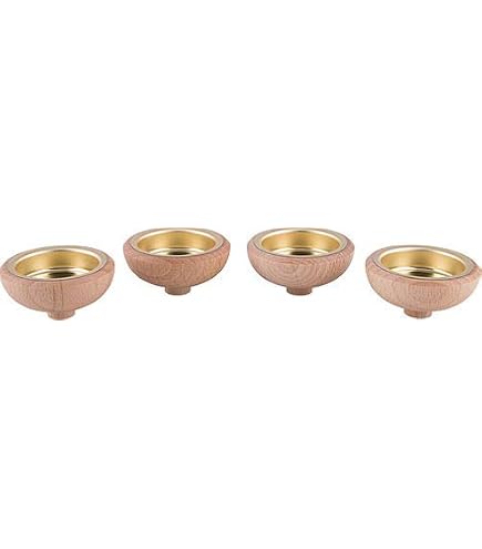 Rudolphs Schatzkiste Teelichtadapter Aus Holz – Natur, Für 20 Mm Tüllen, 4 Cm Hoch – Weihnachtsdeko Aus Dem Erzgebirge