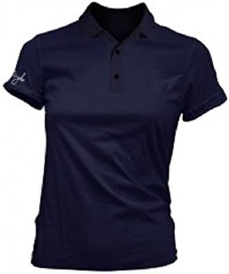 Fayde Europe Ladies Plain Navy Fashion Golf Polo, Ladies Golf Shirt, Ladies Polo, Ladies Polo T Shirt, Comfort Fit, TASTEX Hygienic Finishing, Rescue Fabric, Moisture Wicking, Anti-Bacterial, Fayde Logo. "Feel The Swing, Not The Shirt" (12)