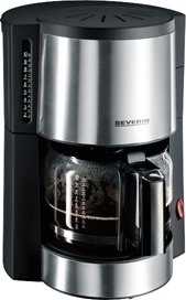 Preisvergleich Produktbild Kaffeeautomat, Edelstahl / schwarz, Leistung 1.000 Watt, Severin