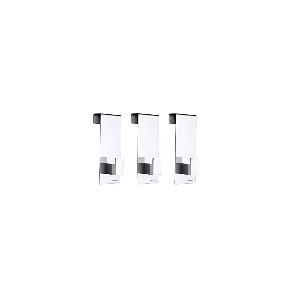 blomus 65412 Menoto Overdoor Hook Set, StainlessSteel, Silver, 5 x 4.3