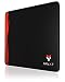 Produktbild GREKT XL Gaming Mauspad | Geräusch hemmend | verbessert Präzision und Geschwindigkeit | Antirutschmatte | XXL Mousepad Gaming | Komfort Mousepad 440 x 300 mm | 3mm Höhe | Schwarz/Black