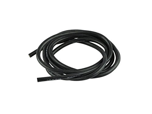 Preisvergleich Produktbild YUKI MODEL Silikonkabel / 2,5mm² x 1.000mm / schwarz