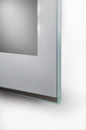 Cube Spiegel mit LED Beleuchtung Badspiegel und Touchschalter Zimmer Spiegel Beleuchtet (100cm x 60cm, Kaltweiss) - 2