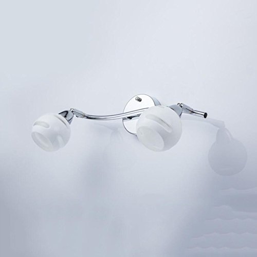 ZHRUI LED Lámparas para el Espejo MB7013 Acero Inoxidable Acrílico Bar Café Spotlight Luz del Espejo de Baño Luces de Maquillaje