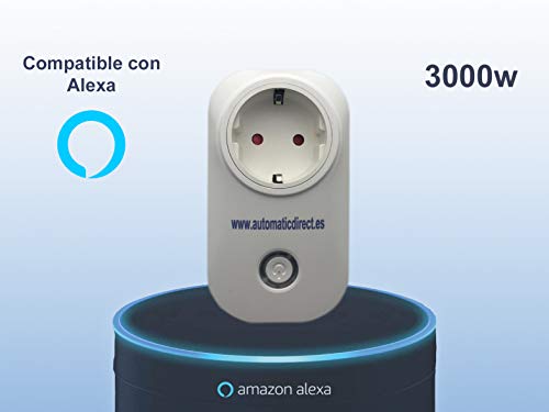 Automatic Direct - Presa intelligente Wi-Fi, wireless, compatibile con app, Jinvoo Smart