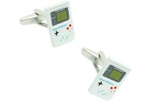 MasGemelos - Boutons de manchette Game Boy Original Cufflinks, Acier allié