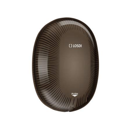 LOSDI - Dosificador de jabón Cargas Policarbonato Negro Star Line - CJ5005BL