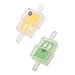 Phenovo Yellow+Green Universal 2.36 inch Motercycle Small Plastic Inline Gas Filter RS.250.00