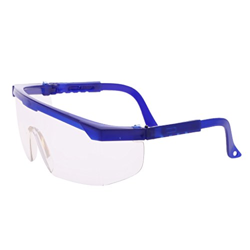 MagiDeal Kinder Schutzbrille, Blauen Rahmen Mit Klarem Objektiv, für Outdoor Sportarten