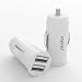 Produktbild esorio® KFZ PKW Dual Slim Power Charger in weiss