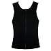 Produktbild Hinmay Herren Kompressions-Weste aus Neopren ärmellos-Tank mit Reißverschluss für Handel und der Stärke, Schwarz, Large
