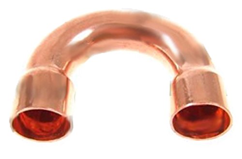 Kupfer Bogen 180° i/i 15 mm