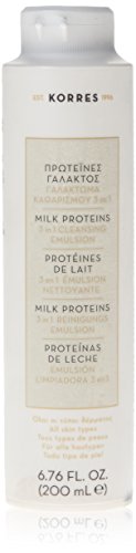 Korres Milk Proteins 3-in-1 Cleanser/Toner and Eye Make-Up Remover Emulsion 200 ml