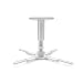 Produktbild Moman Beamer Halterung Projektor Deckenhalterung 360° Drehbar Belastbarkeit 10kg Ausziehbar Deckenabstand 15-20cm Höhenverstellbar Halter für Decke Flach Universal Projector Ceiling Mount Weiß