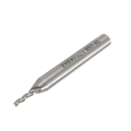 2 mm x 6 mm x 7 mm x 51 mm 3 Flöten hss-al Schaftfräser Fräser Werkzeug