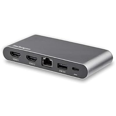 StarTech.com DK30C2HAGPD Adaptateur multiport AV numérique USB-C avec 2 Sorties HDMI 4K