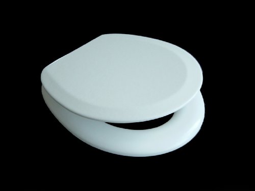 ADOB WC Sitz Polsi Soft gepolstert mit Edelstahlscharnieren, weiß, 69502 - 3