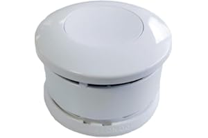 Lifebox Détecteur de Fumée Serenity 5 à Pile Alcaline 5 Ans Certifié NF Fabriqué en France avec Design Discrète