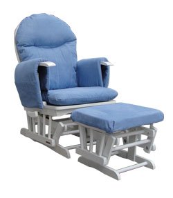 Habebe Glider Rocking Nursing Recliner Chair with footstool and brake system